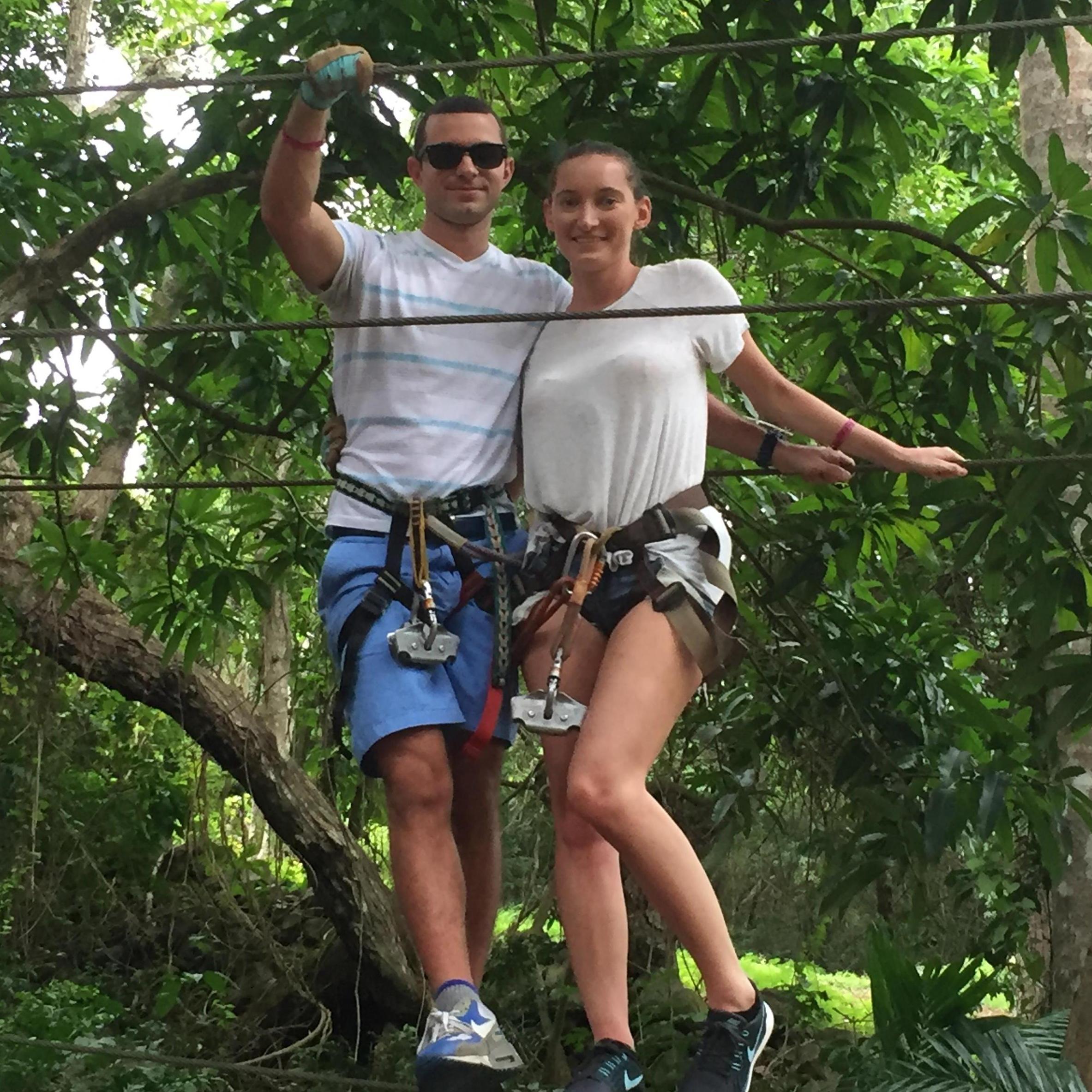 This is the first photo we took together!! - St. Maarten