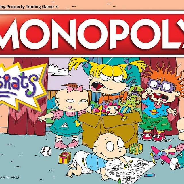 USAOPOLY Monopoly Rugrats Board Game | Based on The Nickelodean Series Rugrats | Officially Licensed Rugrats Merchandise | Themed Classic Monopoly Game