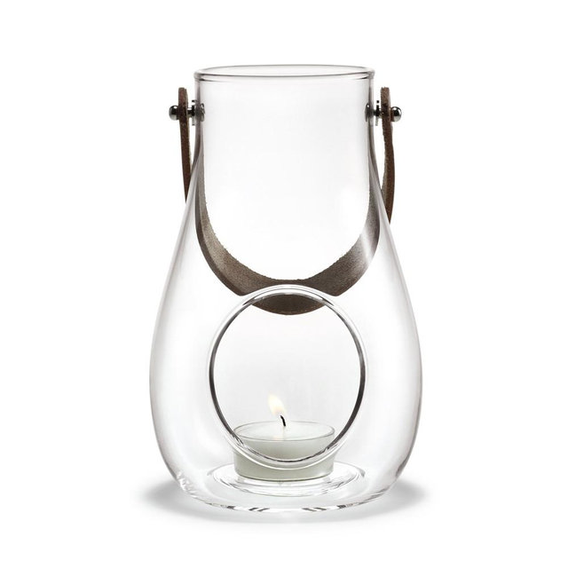 DWL Lanter, Clear Glass, 6.5 " x 4.1"