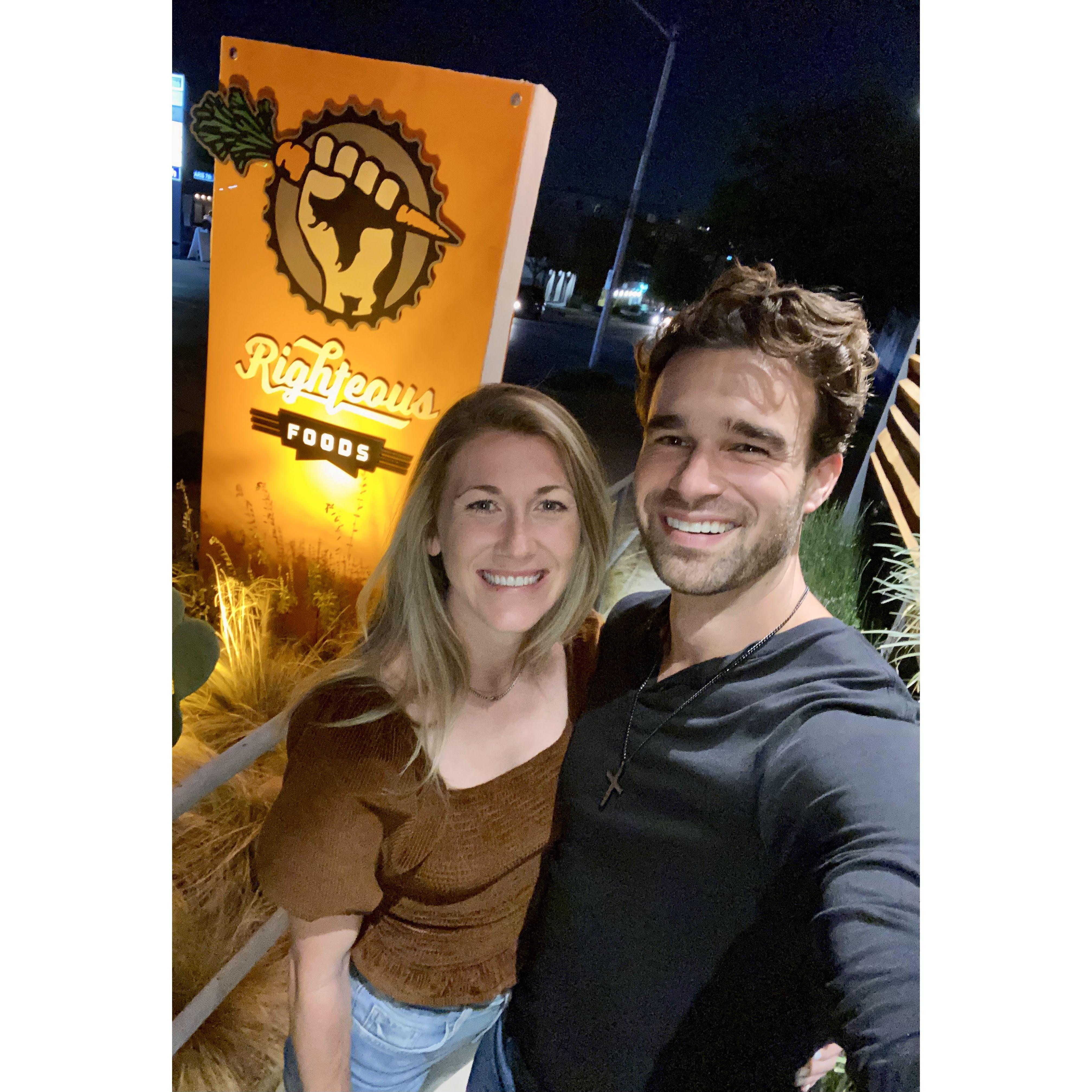 Our first date!