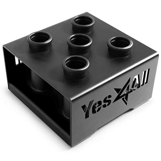 Yes4All Barbell Holder Vertical Storage Rack Fit 2" Olympic Bar (5 Bars, 9 Bars)