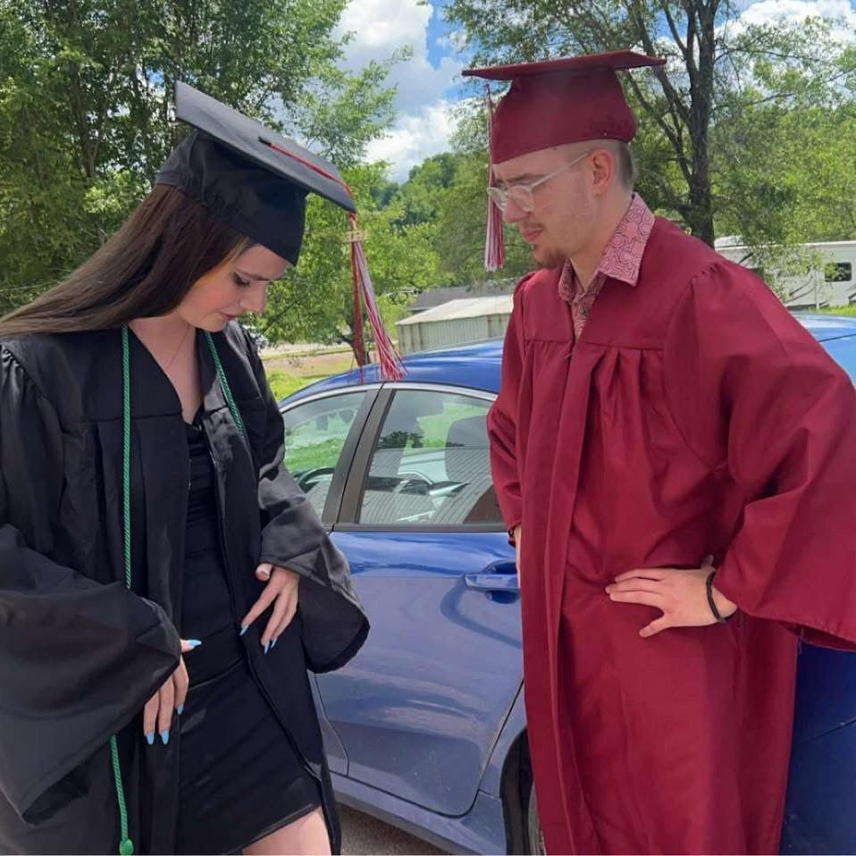 We graduated the same day!