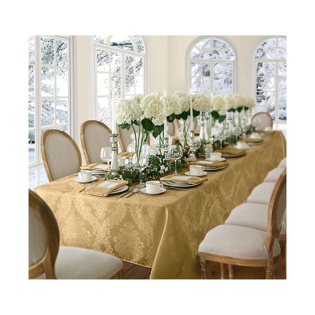 Elrene Barcelona Damask Oblong Tablecloth, 60" x 144"
