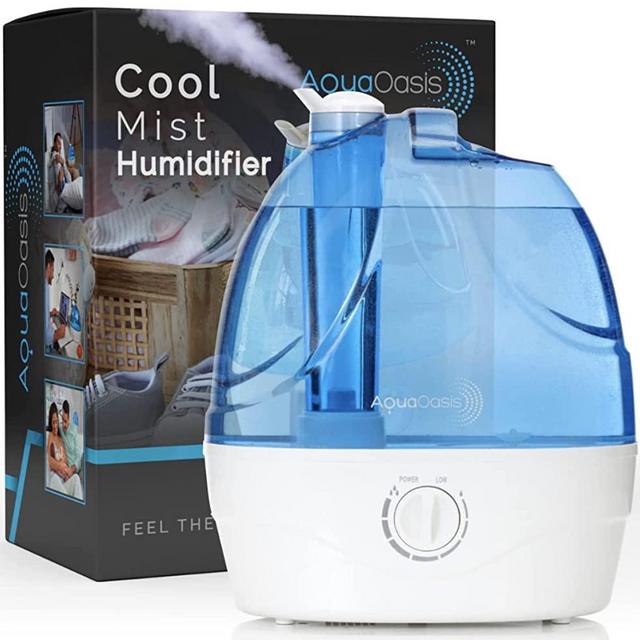 AquaOasis™ Cool Mist Humidifier {6L Water Tank} Quiet Ultrasonic Humidifiers for Bedroom & Large room - Adjustable -360 Rotation Nozzle, Auto-Shut Off, Humidifiers for Babies Nursery & Whole House