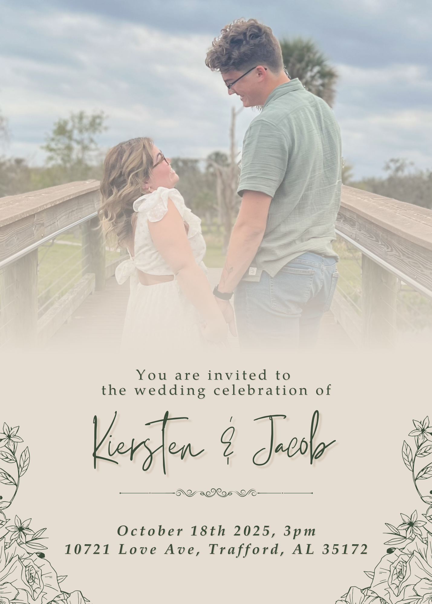 The Wedding Website of Kiersten Ben-Judah and Jacob Palmer