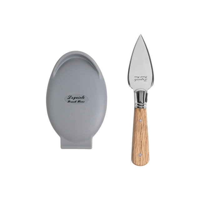 French Home Laguiole 2 Piece Oyster Knife and Silicone Holder