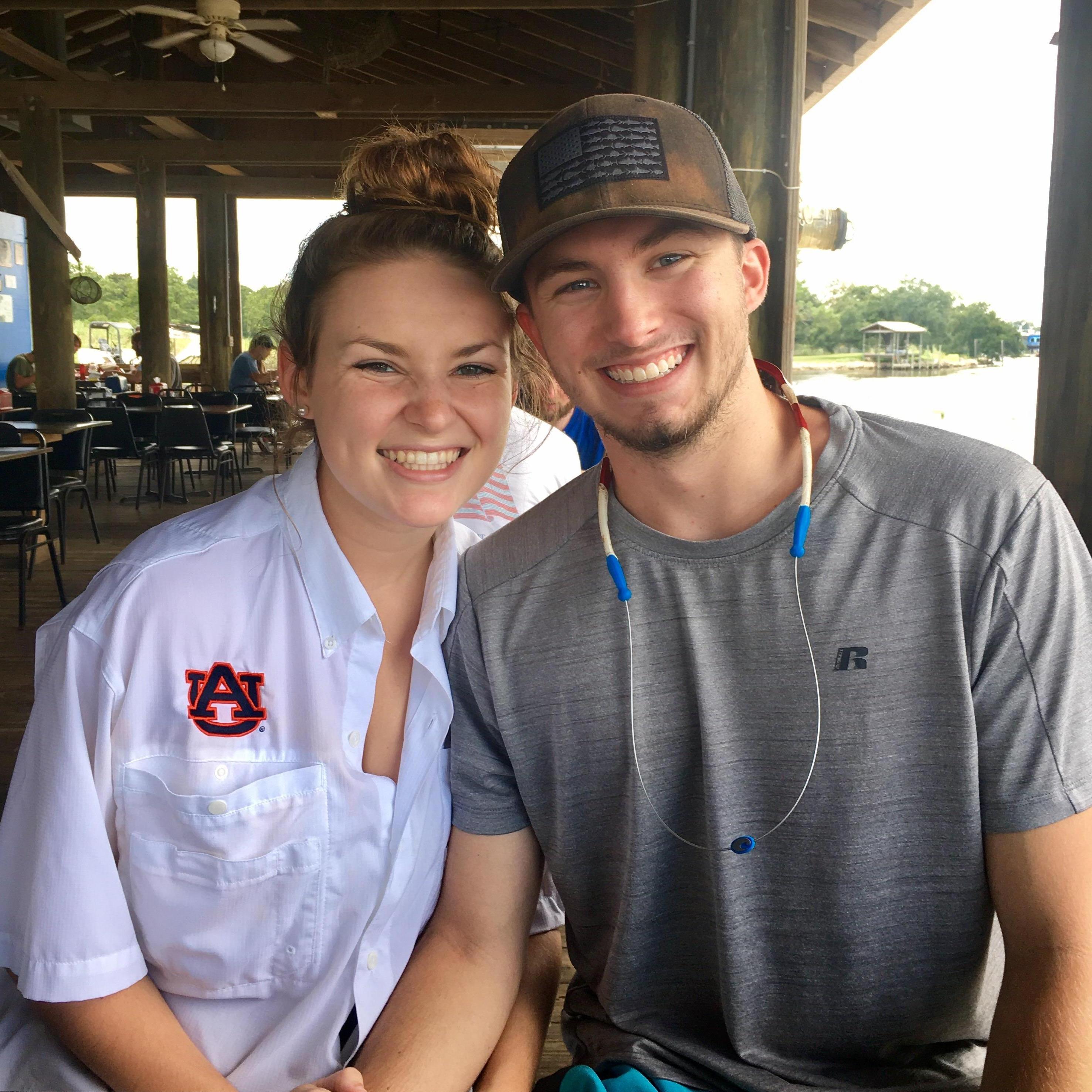 Our first photo together