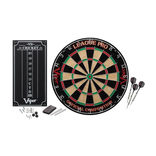 Viper League Pro Sisal Dartboard Starter Kit