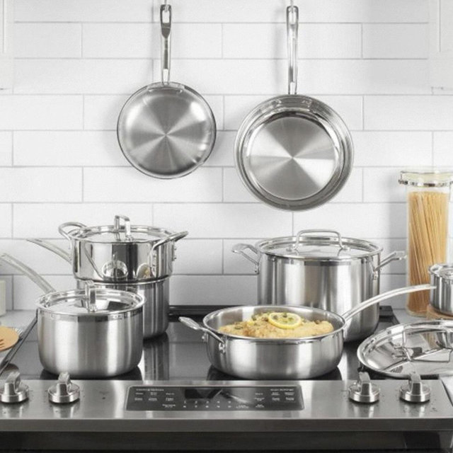 MultiClad Pro Triple Ply Stainless Cookware 12 Piece Set