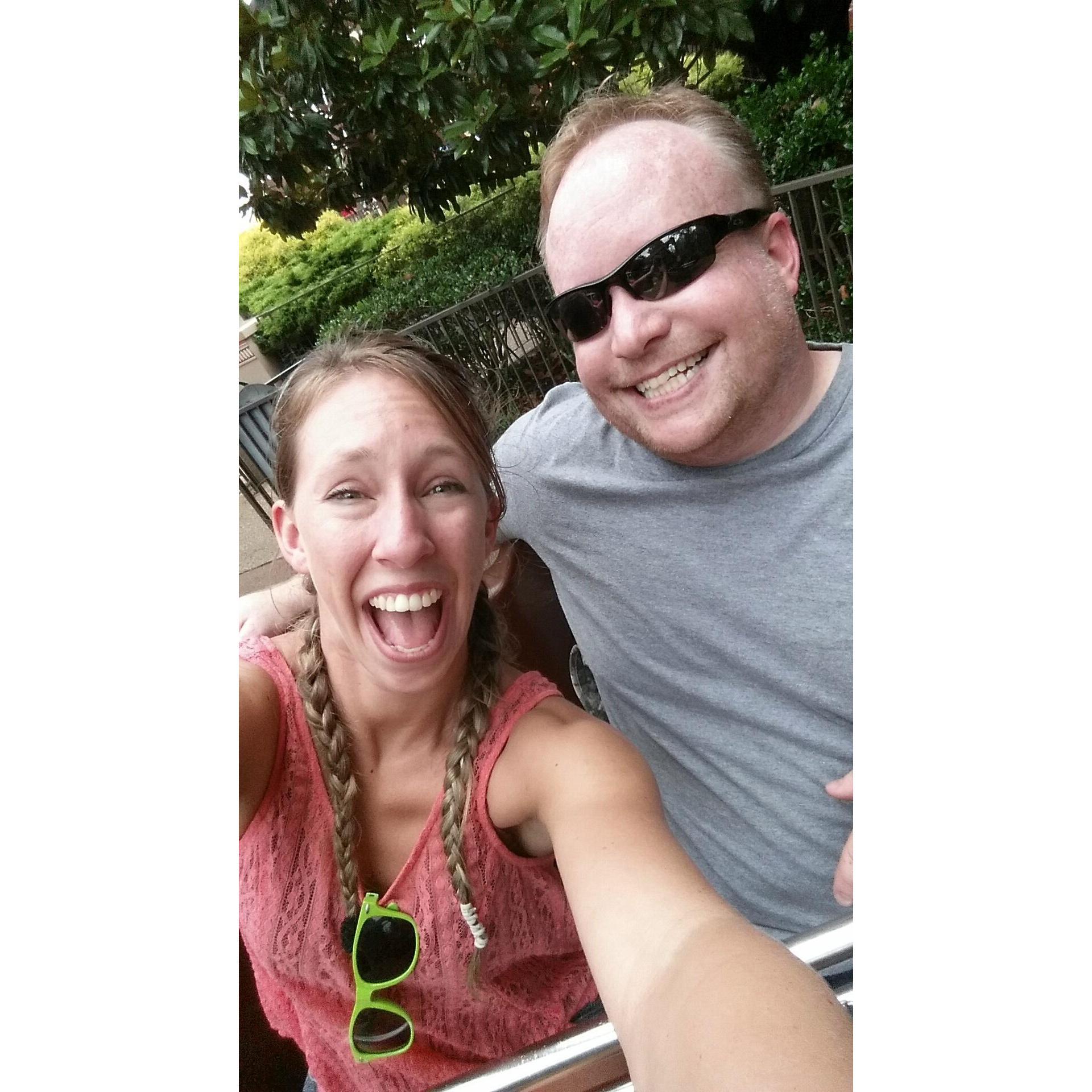 One of many amusement park visits, this one being Kings Dominion.