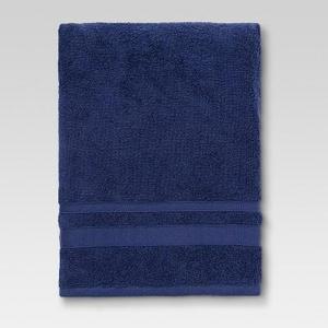Performance Solid Bath Sheet True Navy - Threshold™