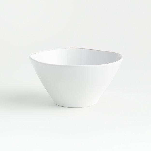 Marin White Melamine Bowl