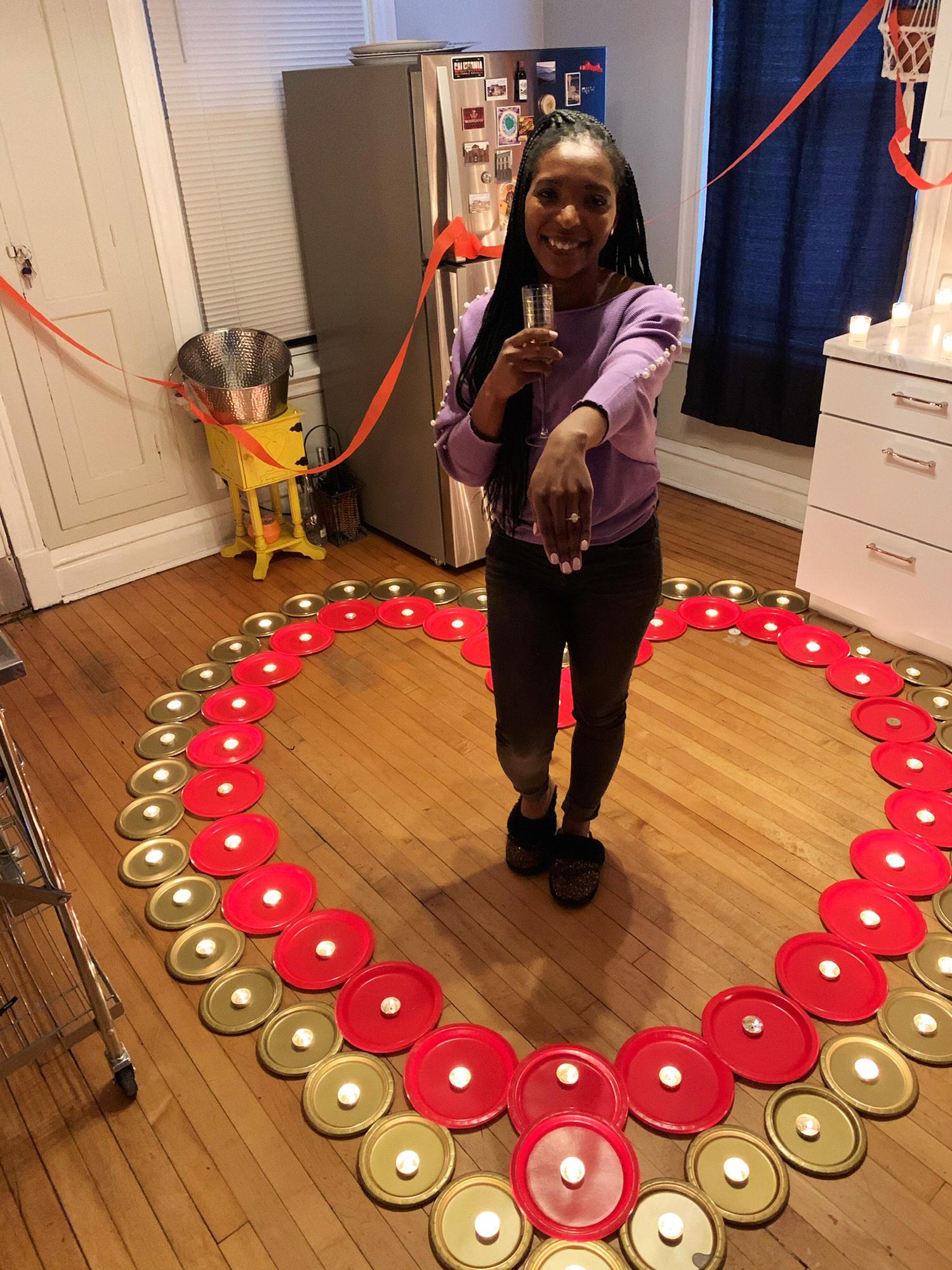 She said yes!!!