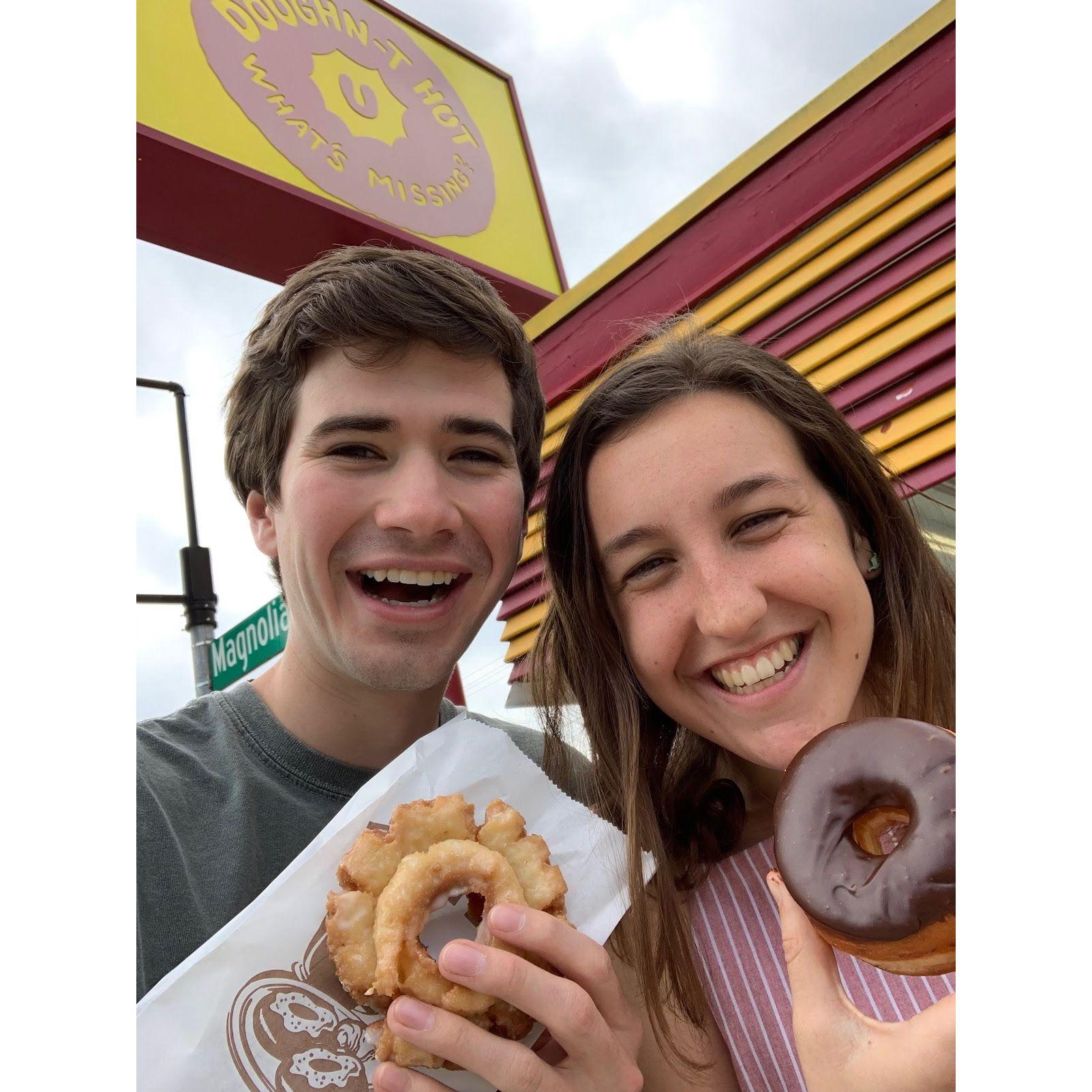 Fun Fact, we started a donut Instagram account "Nohodough" where we reviewed doughnuts in North Hollywood (Noho). It was a huge success