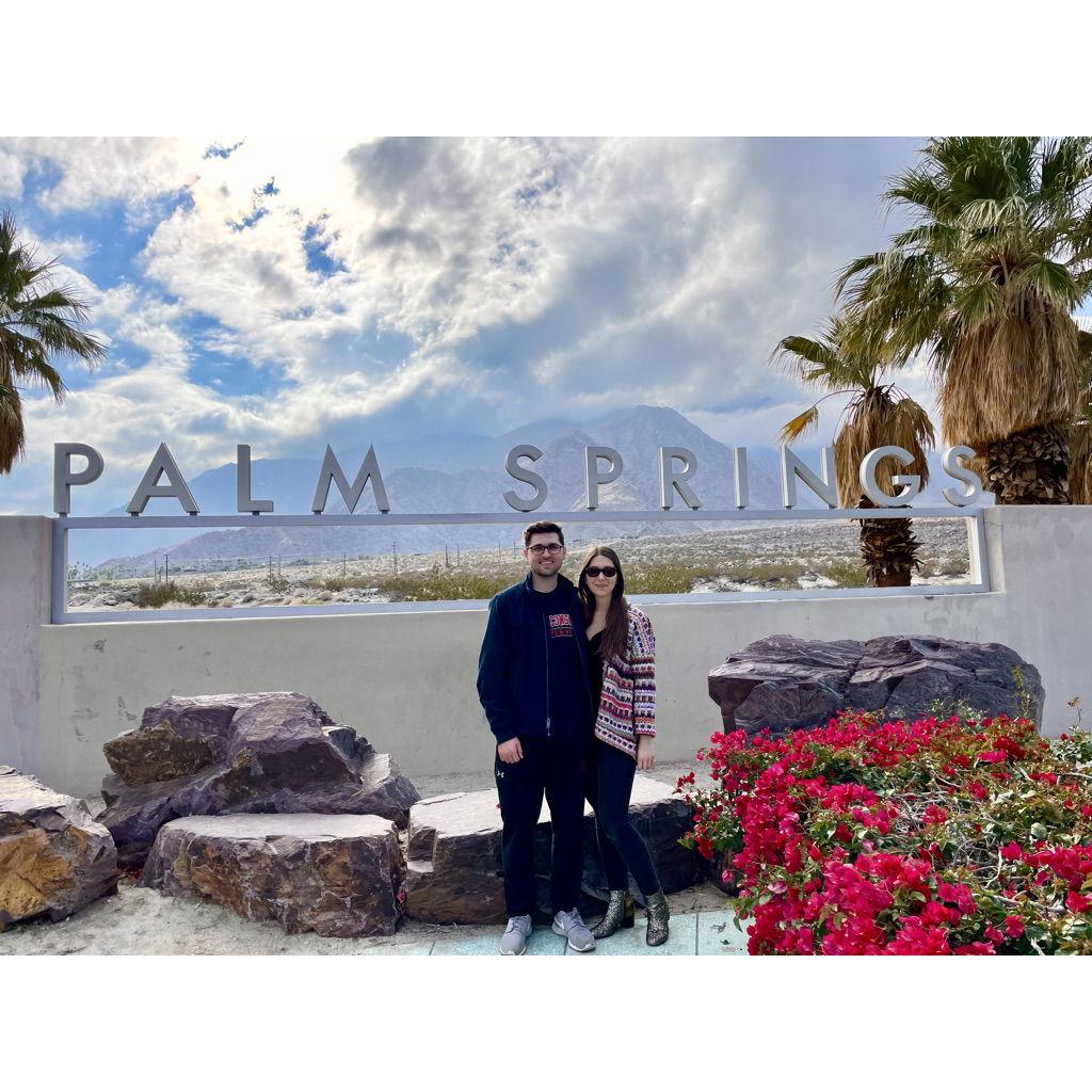 Our first vacation. Palm Springs to ring in the New Year in 2022!