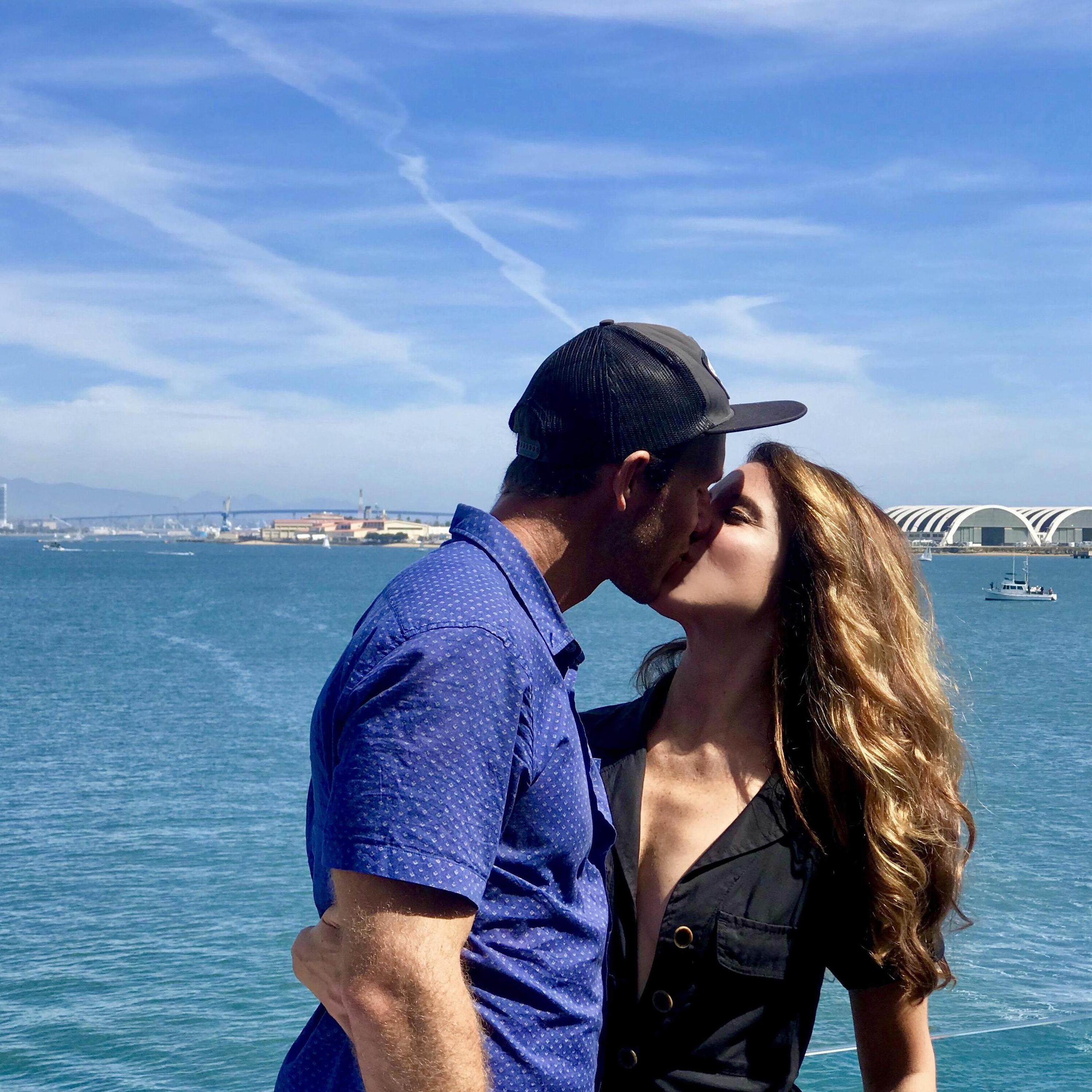 How lucky are we to have fallen in love in San Diego!