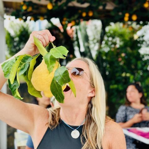 I left my heart and lemons in Italy
