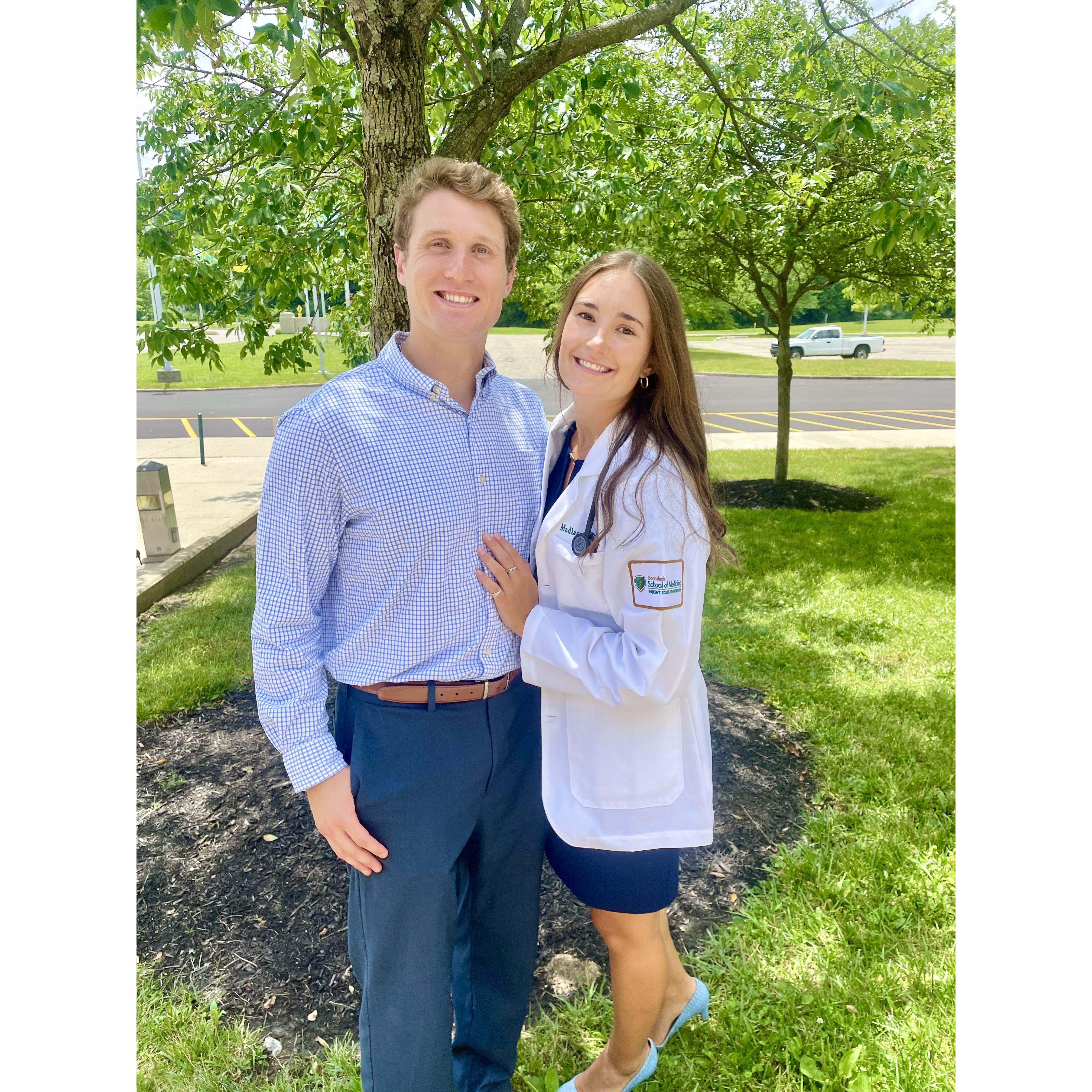 Medical school white coat ceremony. July, 2022.