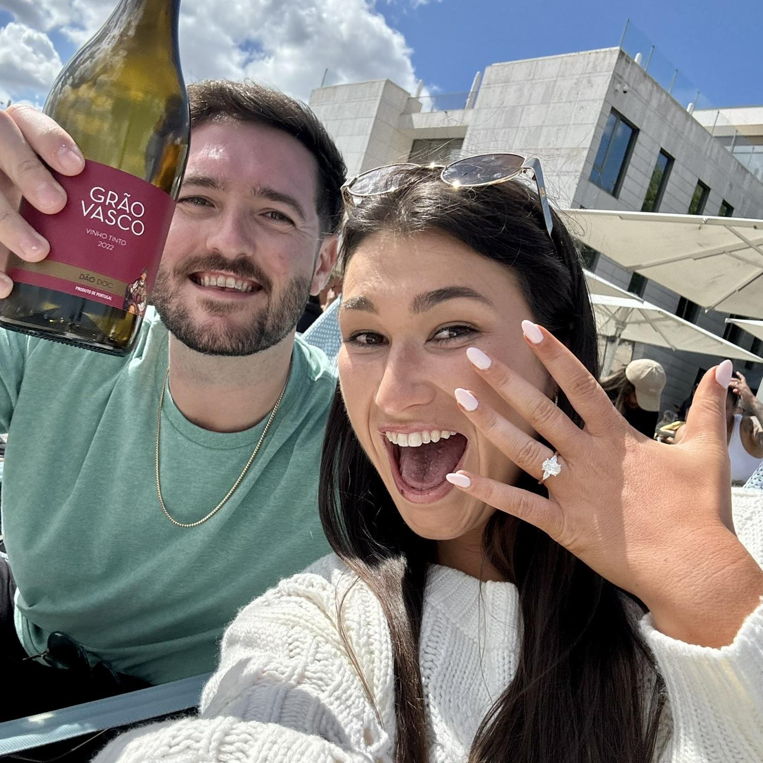 The day we got engaged!