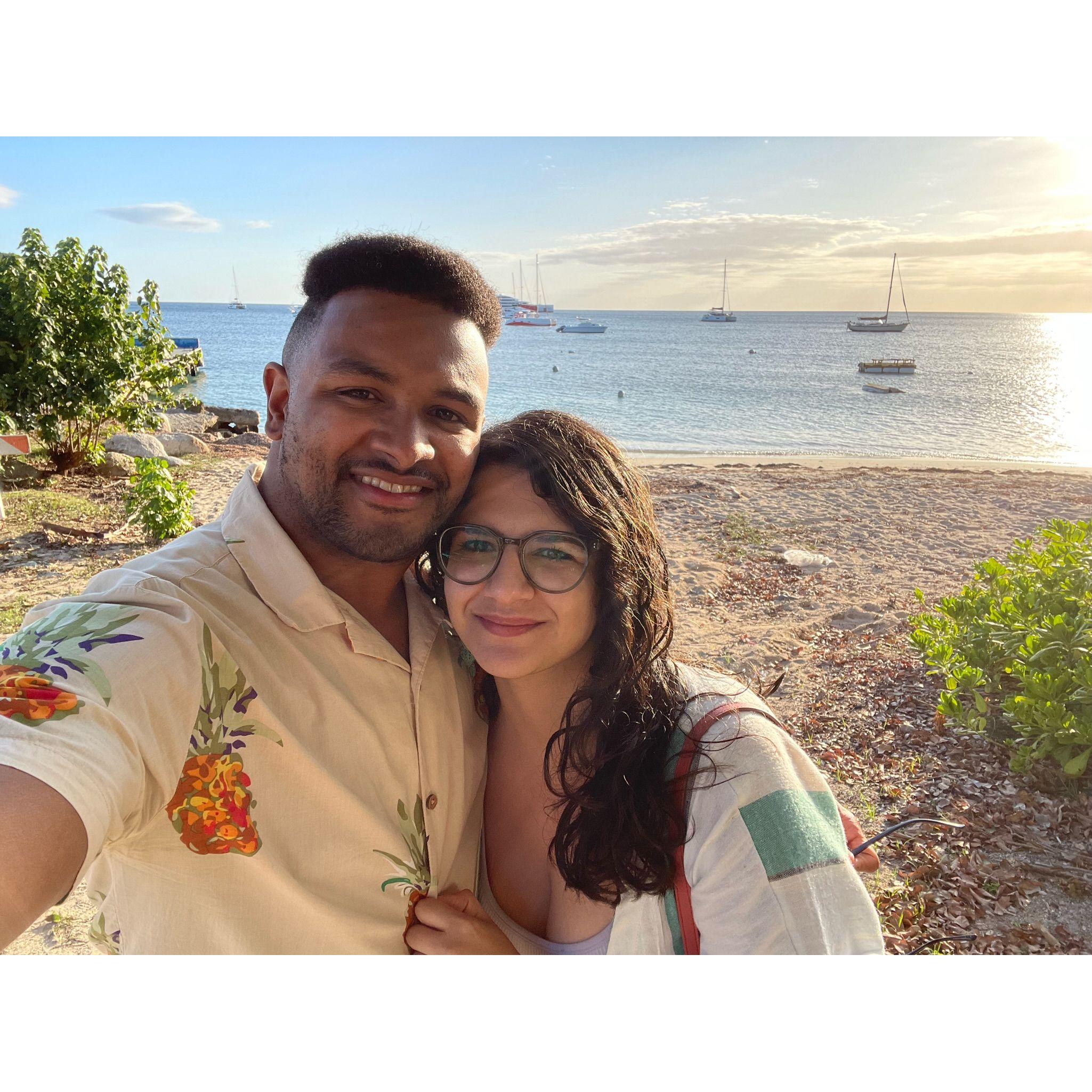 Beaching in Vieques, Puerto Rico