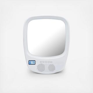 Shower Radio Mirror With Bluetooth Speaker