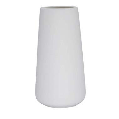 SZX White Ceramic Vases Minimalist Style Decoration for Home Office, Ideal Gifts for Friends & Family