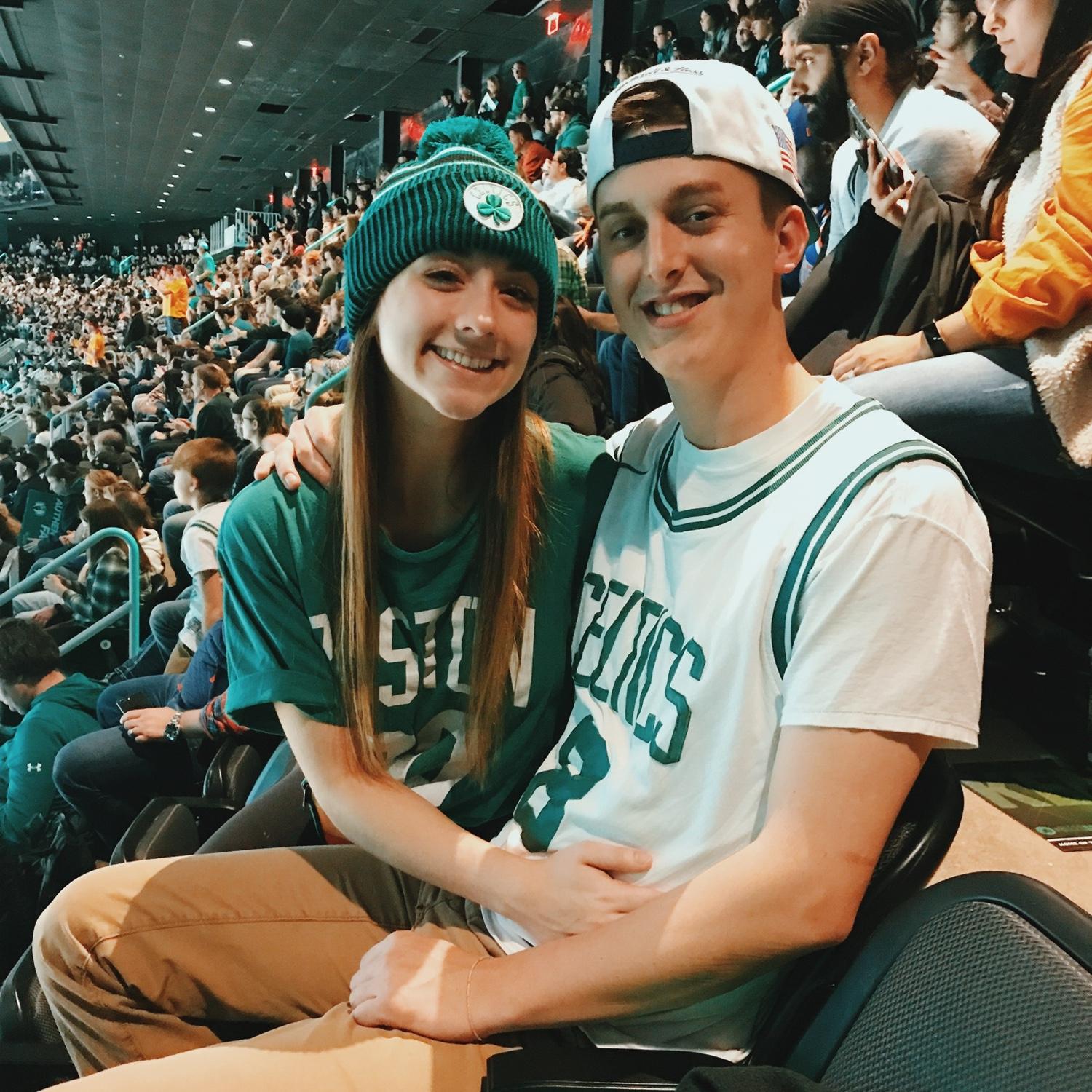Our first Celtics game together!