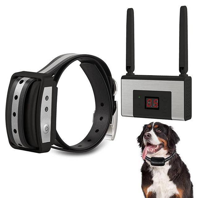 FOCUSER Electric Wireless Dog Fence System, Pet Containment System for Dogs and Pets with Waterproof and Rechargeable Collar Receiver for one Dog Container Boundary System