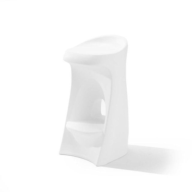 Step2 in Pool Stool, 33-inches Tall, Waterproof Patio Furniture, Bar Stool, Weighted, White