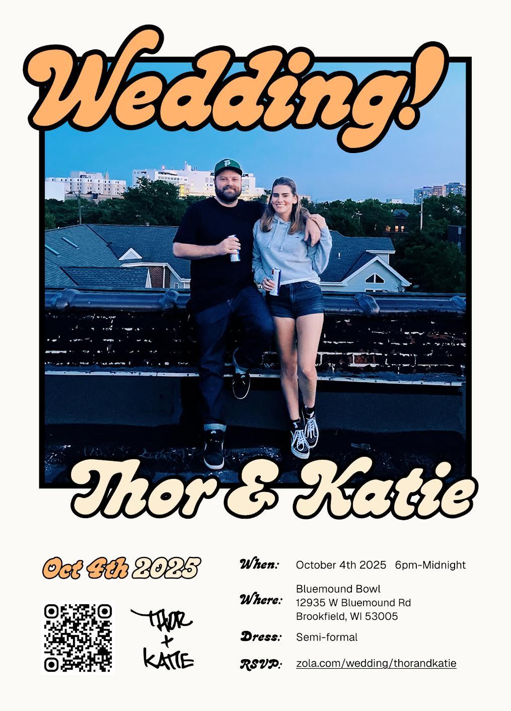 The Wedding Website of Katie Hanson and Thor Hanson