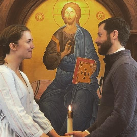 After the blessing of our engagement.