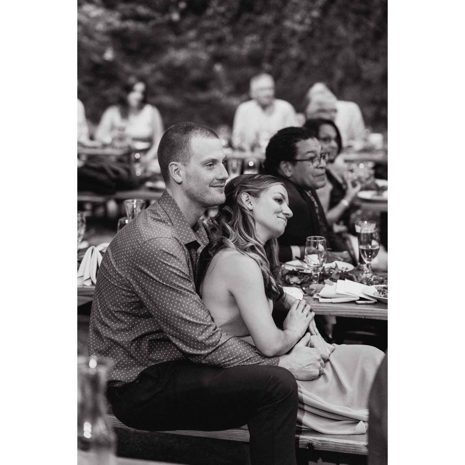 Soaking up the love at Hallie & Josh's wedding. 2019