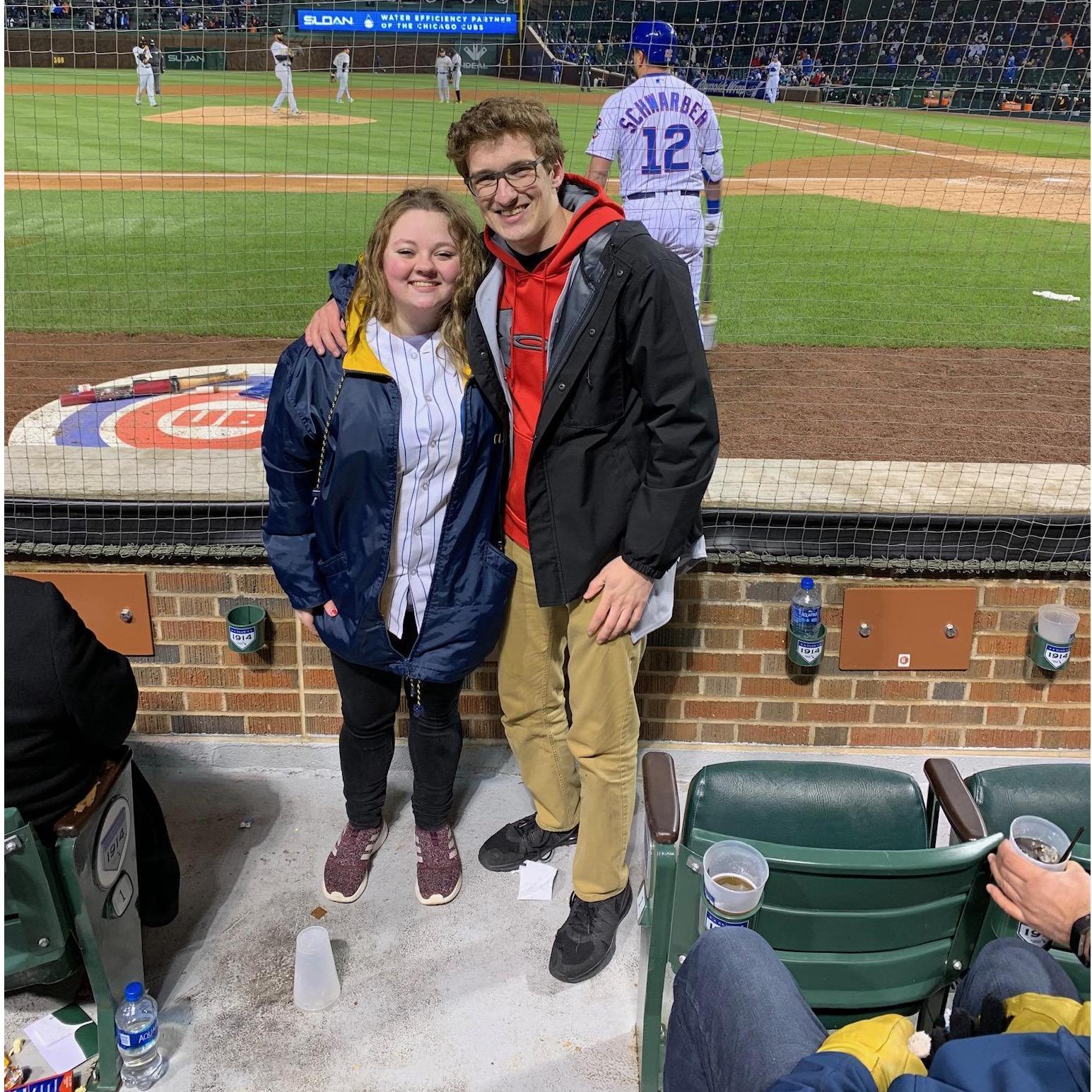 Our first Cubs game