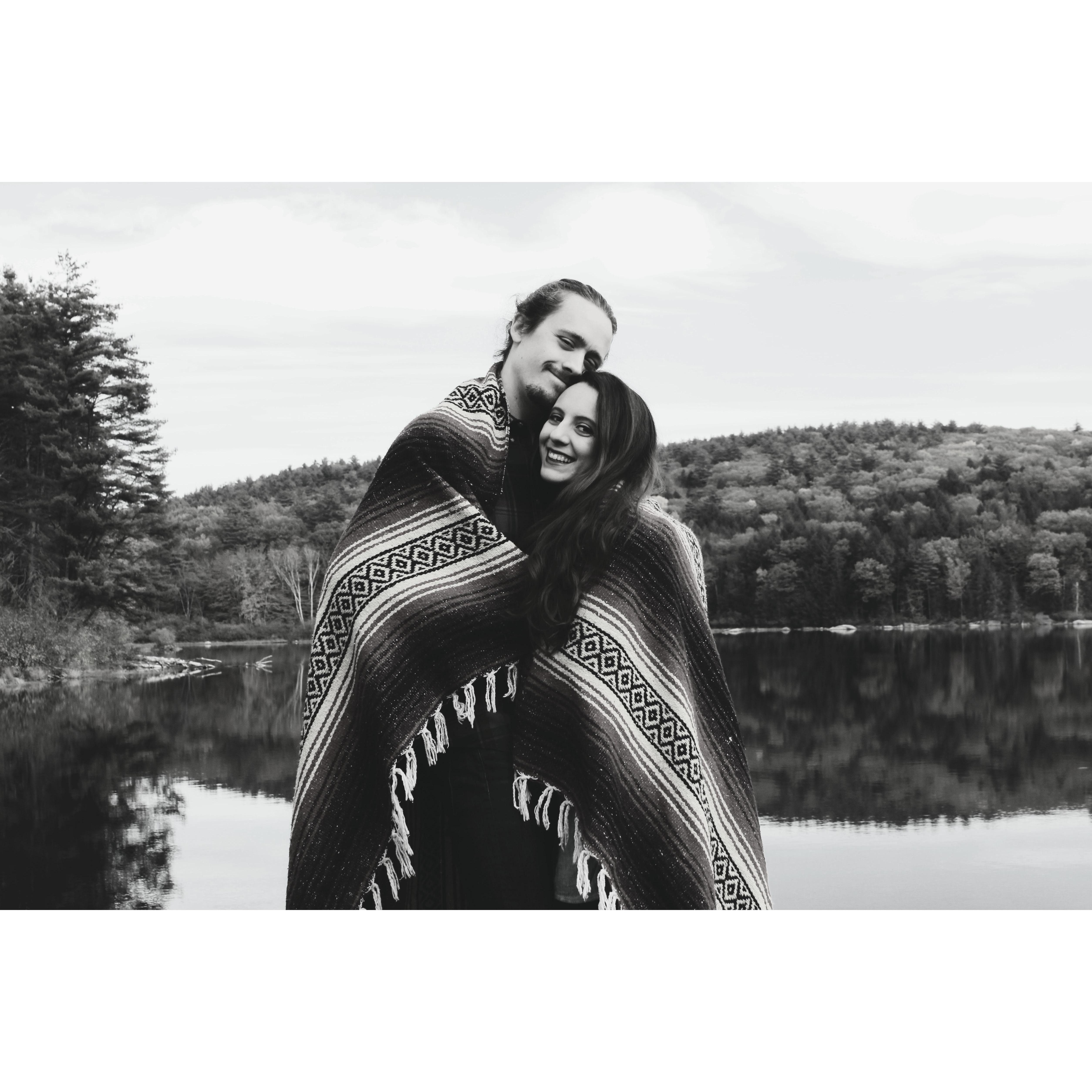 Photo shoot near our new home in New Hampshire, Fall 2017