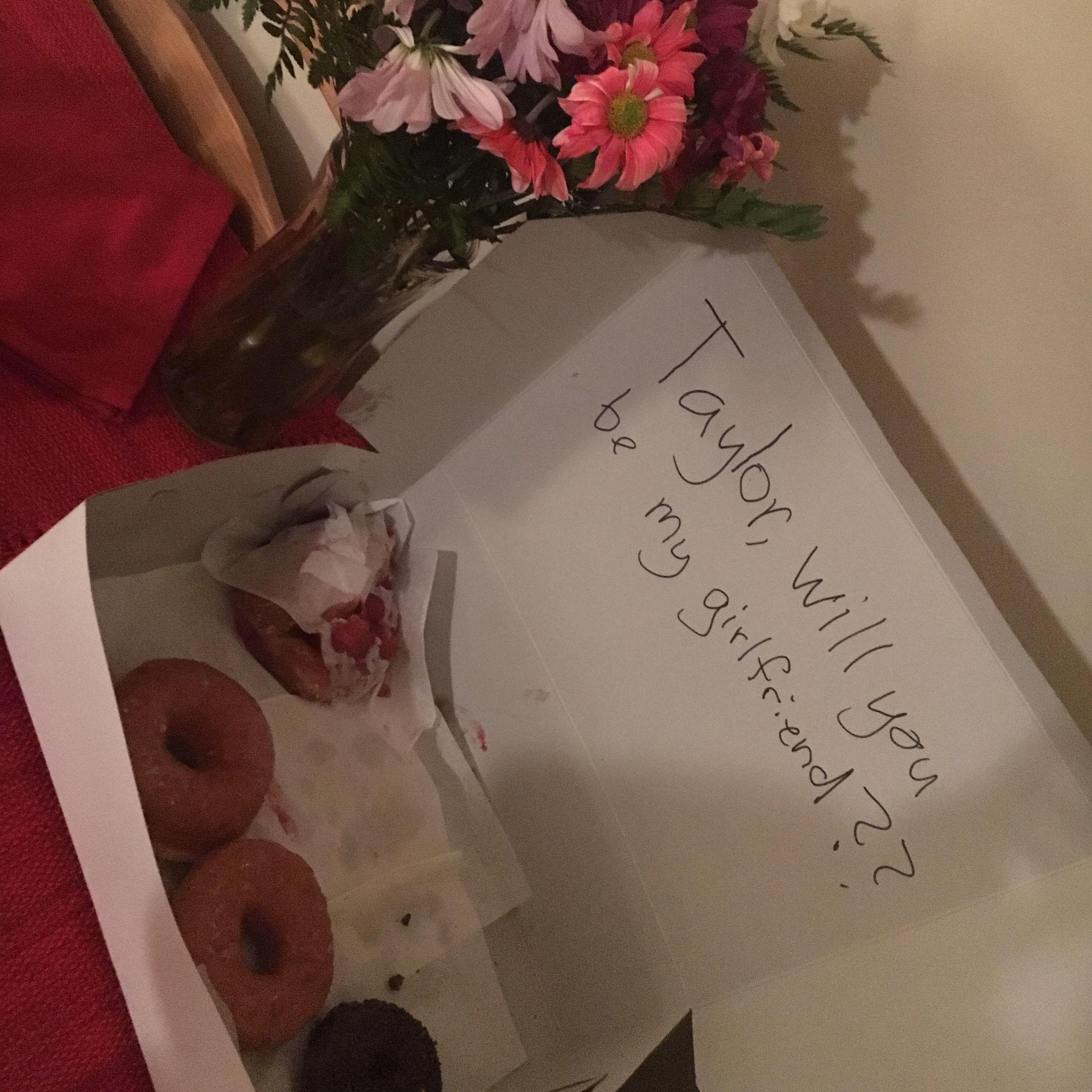 how he made it official!