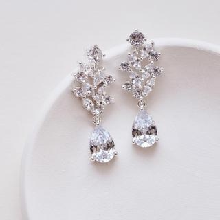 Anna Floral CZ Earrings