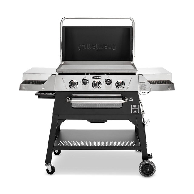 Cuisinart 3-Burner Outdoor Propane Griddler with Broiler
