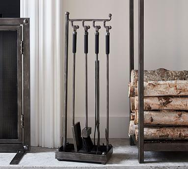 Fireplace Tool Set- 5 Piece Indoor Outdoor