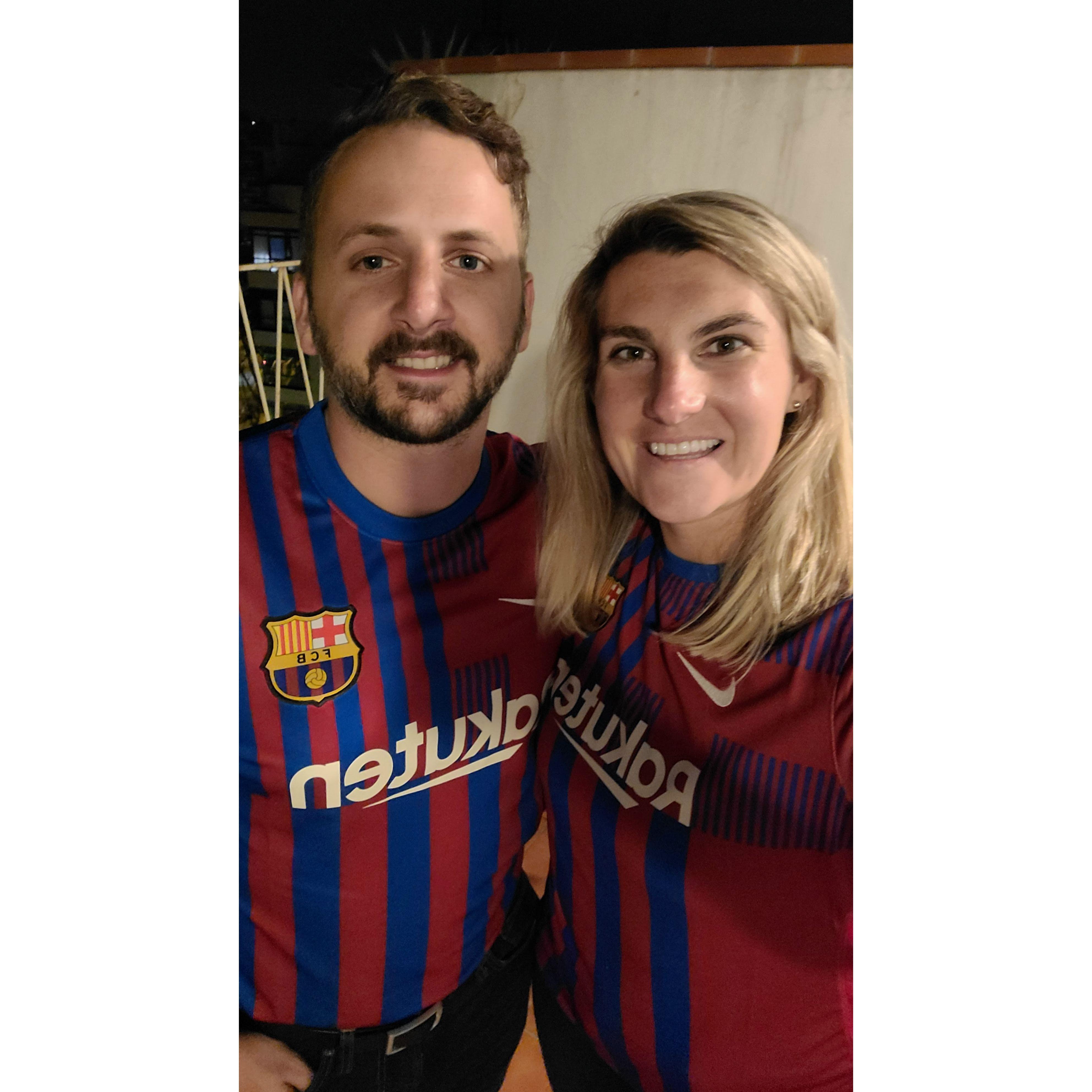 Attended a FC Barcelona Game. Barcelona, Spain 2021