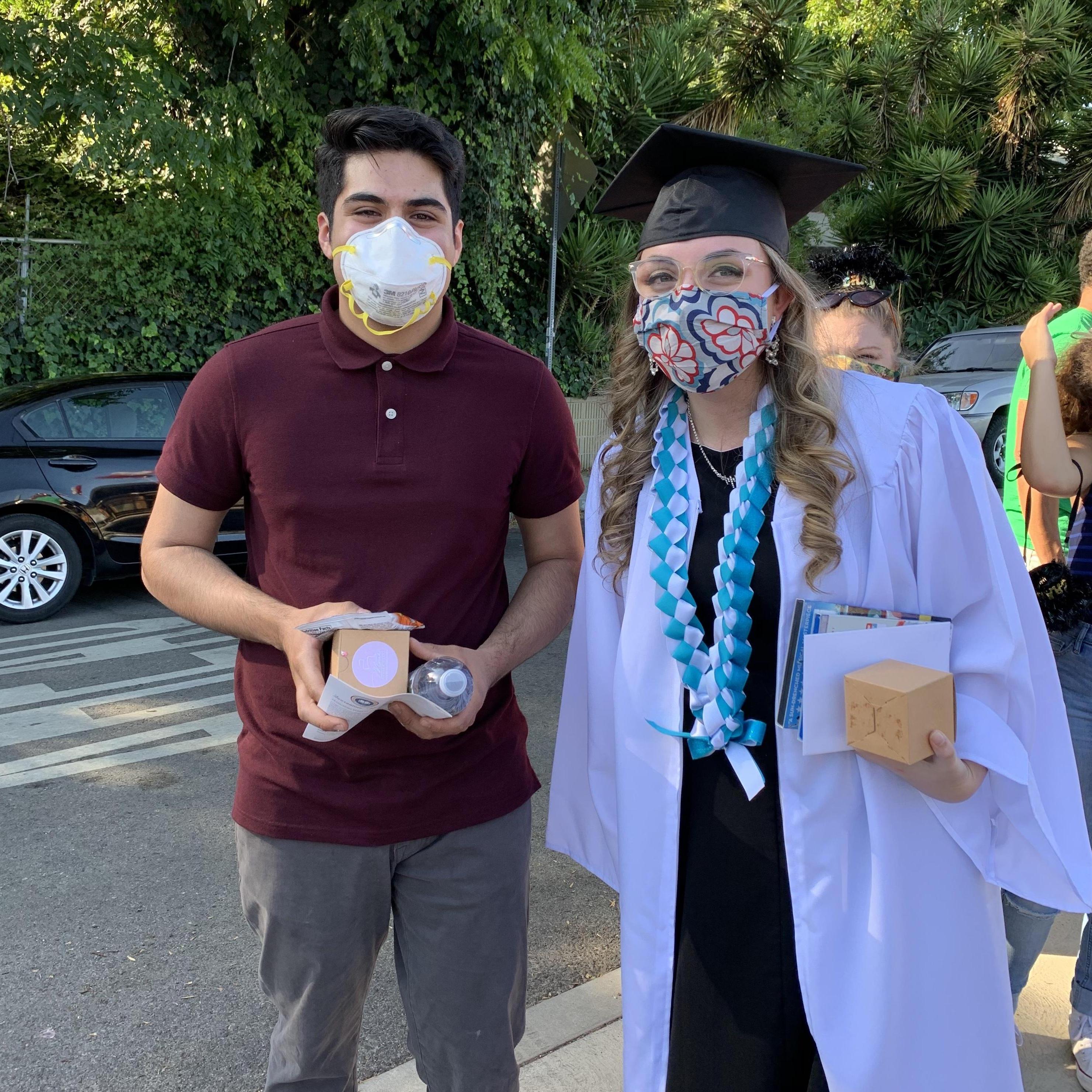 June 2020. Katie's college graduation