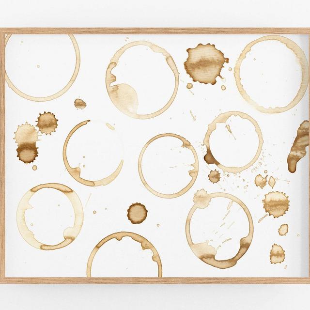 Coffee Rings Print, Coffee Art Prints, Coffee Print, Coffee Wall Art, Abstract Coffee Art, Coffee Printable Wall Art, Coffee Bar Printables