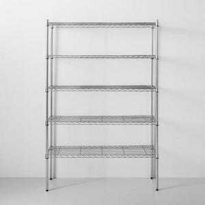 5 Tier Wide Wire Shelf Chrome - Made By Design™