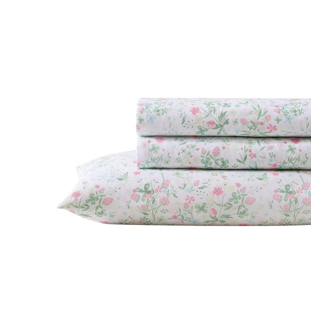 Laura Ashley Posey Dance - Pink Queen Sheet Set