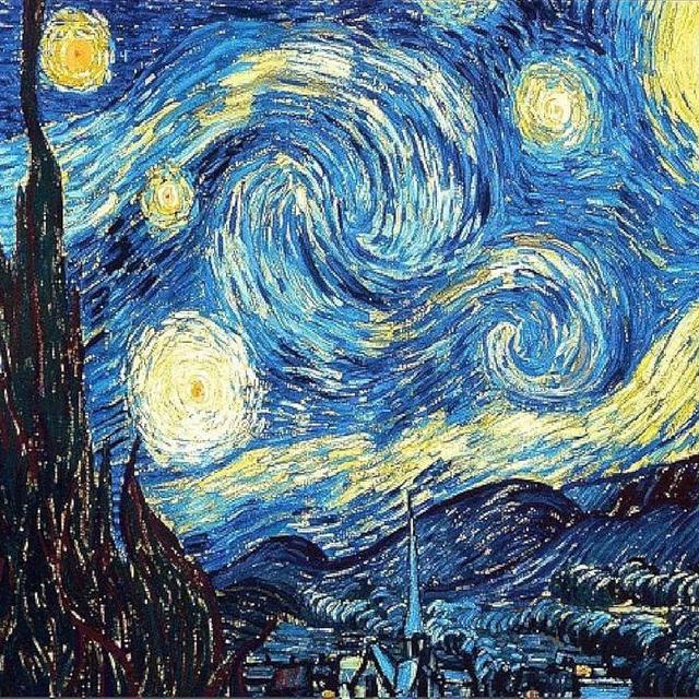NIHO-JIUMA Van Gogh Starry Night Diamond Painting Kits, 5D DIY Full Drill Diamond Art Gift for Adult, Home Decor (30 x 40 cm /12 x 16 Inches)