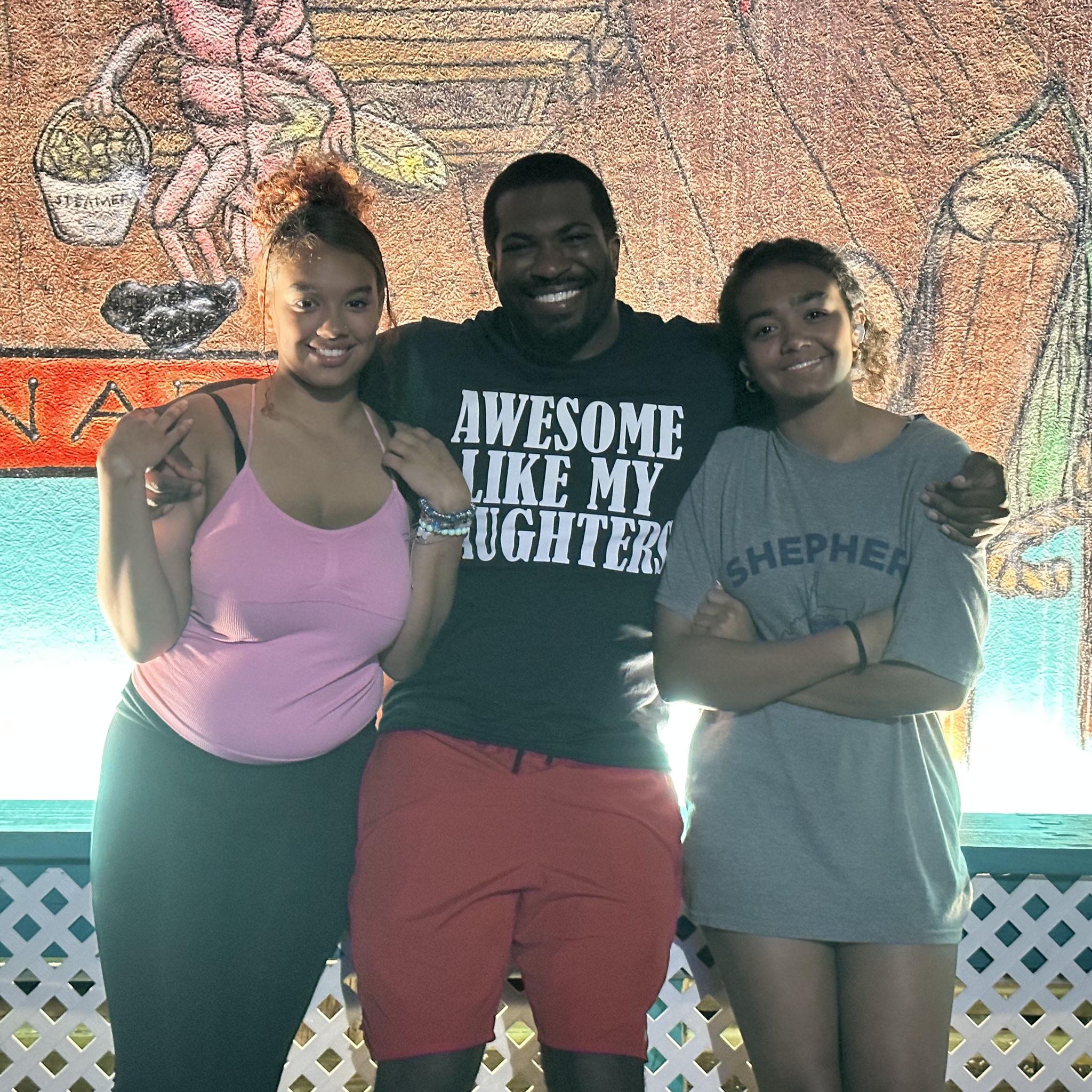 Jay and his daughters