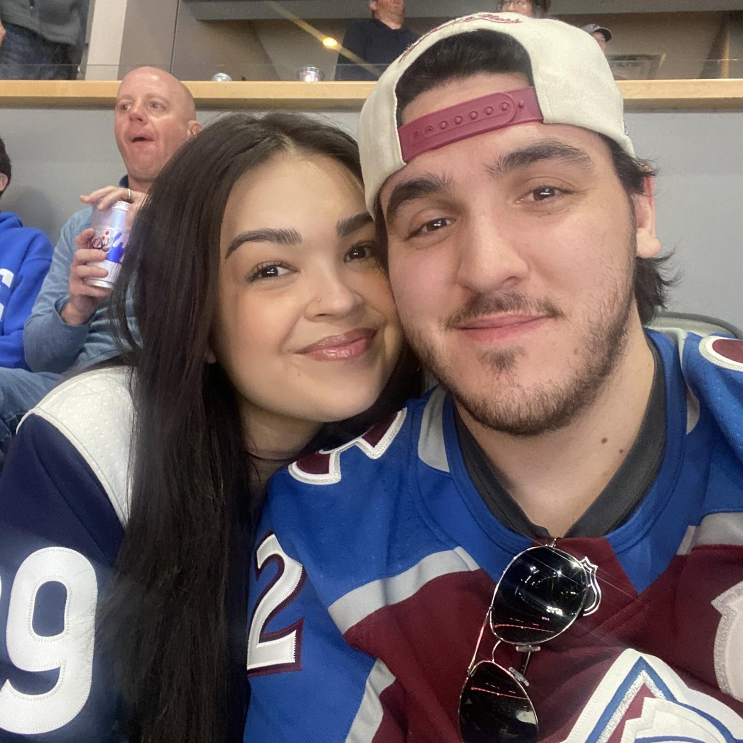 Our favorite activity together…Go Avs Go!