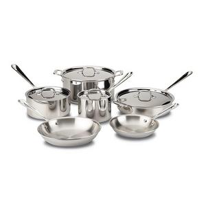 All-Clad - All Clad Stainless Steel 10-Piece Set