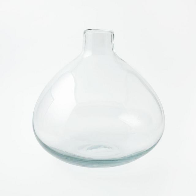Oversized Glass Vase, Clear
