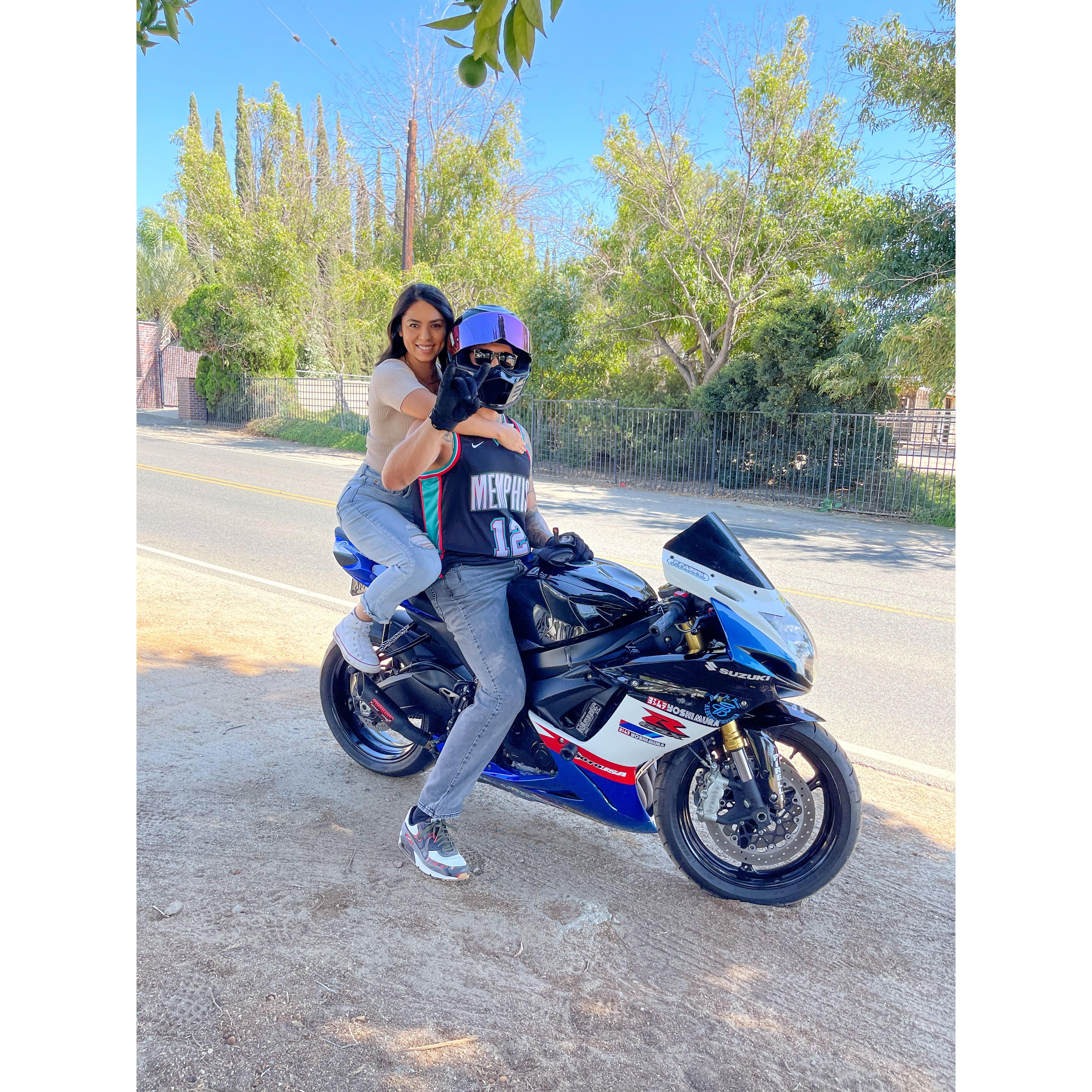 We love to ride together!