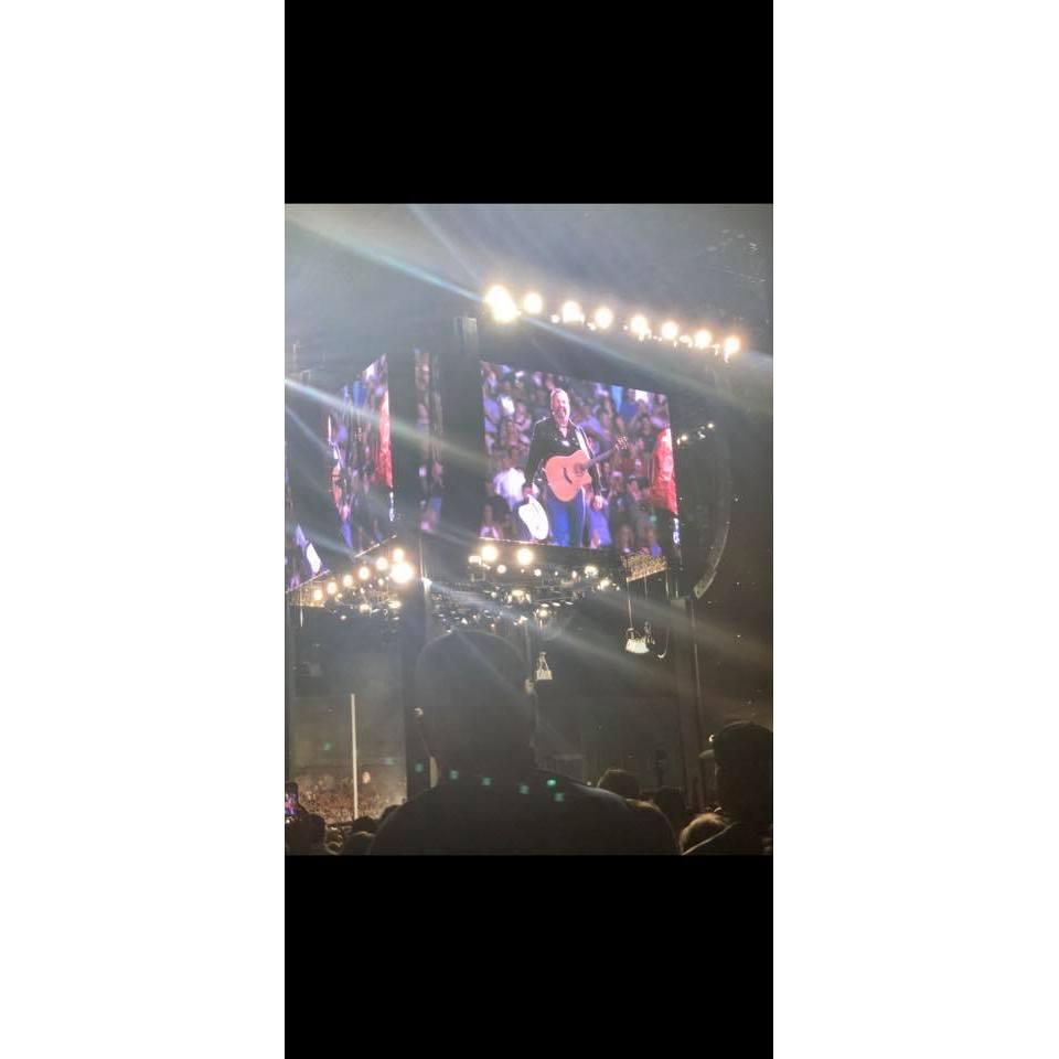 Garth two nights in a row on the floor